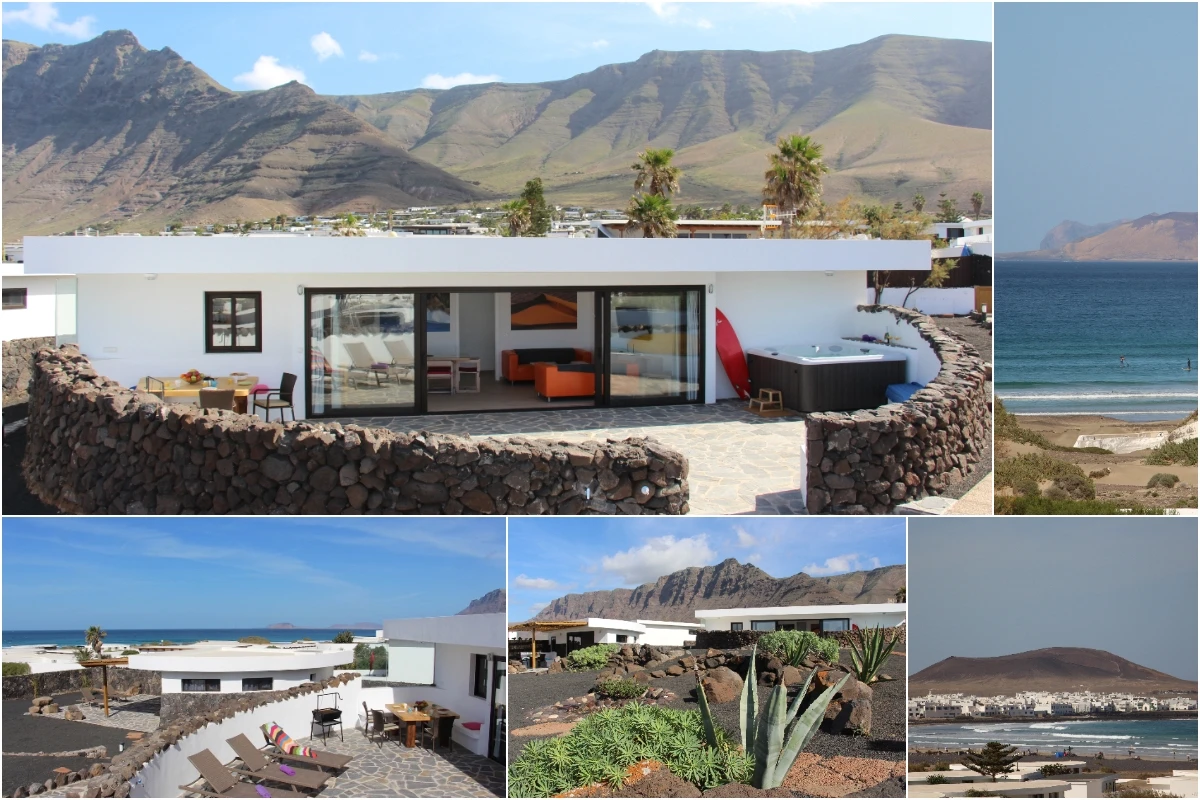 Beach Villa Famara Collage