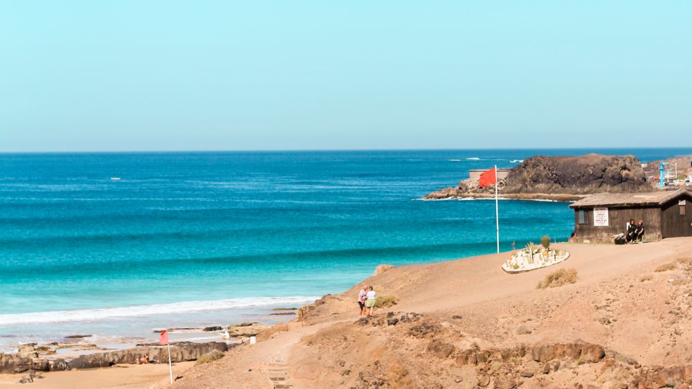 Surfing on Fuerteventura in Spring